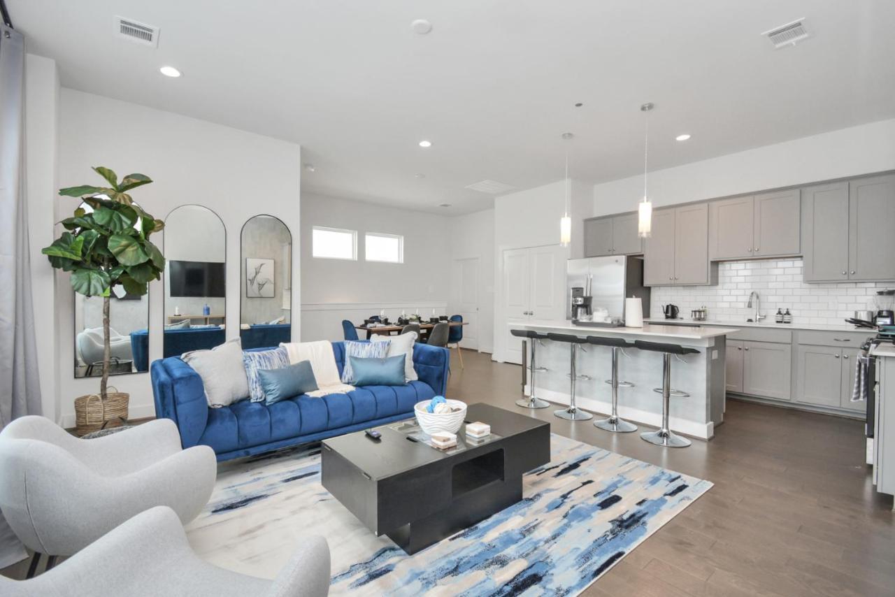 Casa Azure - New Modern 3 Bedroom Med Center, Nrg, Uh Χιούστον Εξωτερικό φωτογραφία